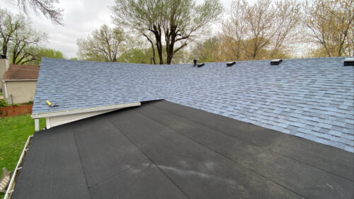 After Completion of an Urgent Cold Weather Roof Repair